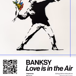 Banksy | Love Is In The Air #9793