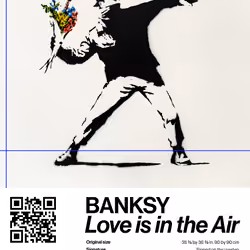 Banksy | Love Is In The Air #8503