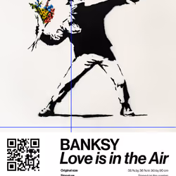 Banksy | Love Is In The Air #9741