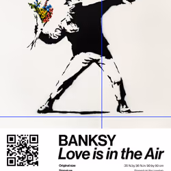 Banksy | Love Is In The Air #9360