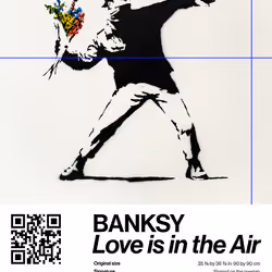 Banksy | Love Is In The Air #4693