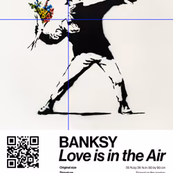 Banksy | Love Is In The Air #3640
