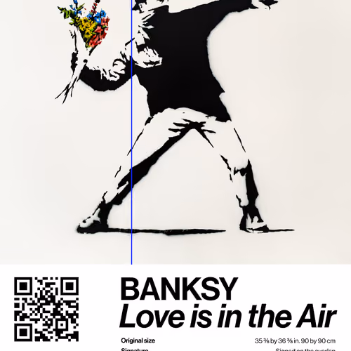 Banksy | Love Is In The Air #1538