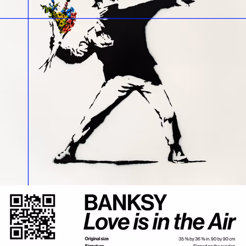 Banksy | Love Is In The Air #3212