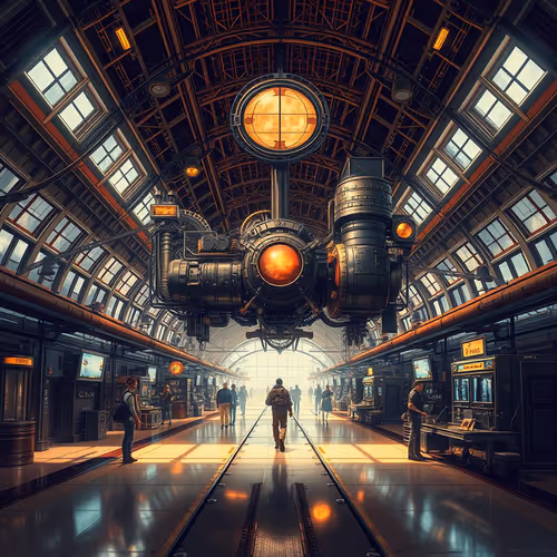 Steampunk Airports