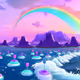 Ships in marshmallows and candies