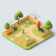 Isometric Dog Parks Avalanche