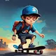 Skating boy