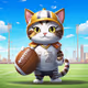 footbal cat