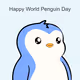 Happy World Penguin Day - Mint