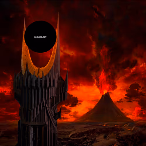 The circle of Sauron's tower