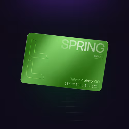 Talent Protocol OGs Spring Edition [Lemon Tree]