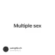 Multiple sex