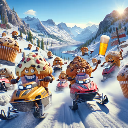Snowmobile Muffins