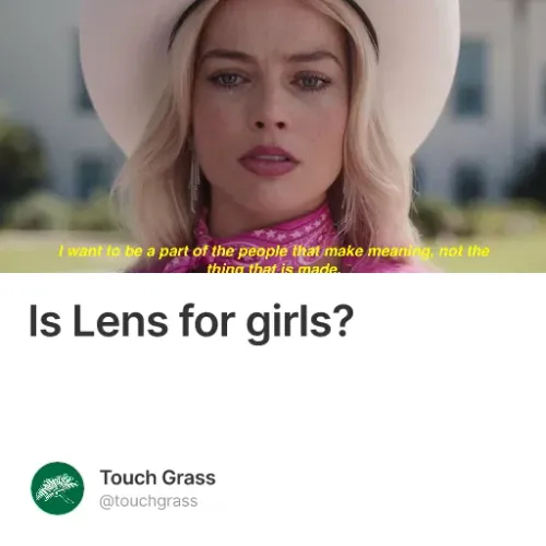 Is Lens for girls?
