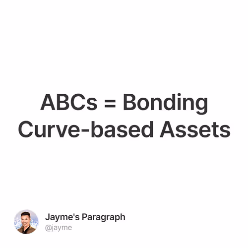 ABCs = Bonding Curve-based Assets