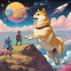 doge to the moon