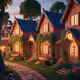 3D village