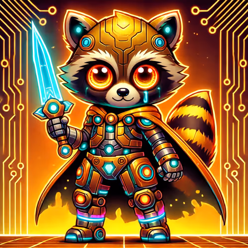Robot Raccoon #5: Cyber Vanguard