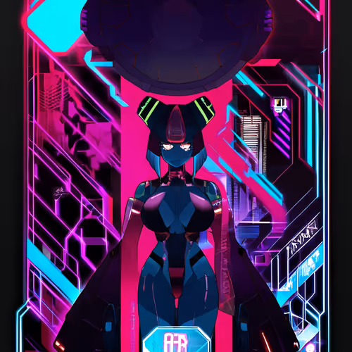 Girl Cyber Card