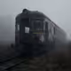 abandoned train