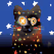 Pixel Quantum Cat (Star Struck)