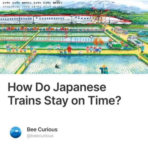 How Do Japanese Trains Stay on Time?