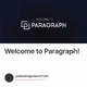 Welcome to Paragraph!