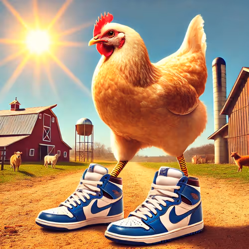 Chicken in Sneakers