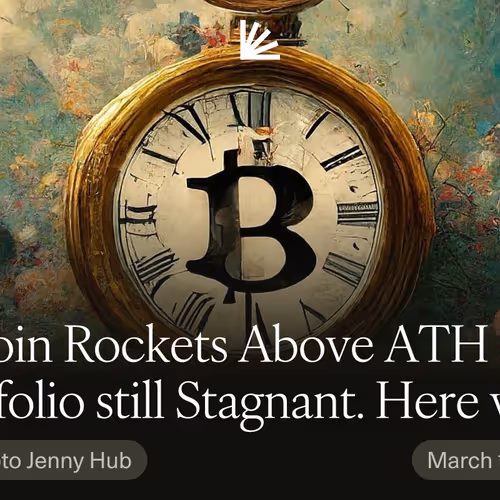 Bitcoin Rockets Above ATH 🚀 Portfolio still Stagnant. Here why?