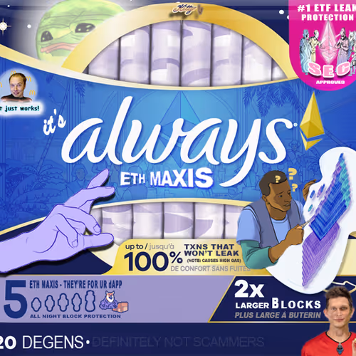 it’s always eth maxis pads