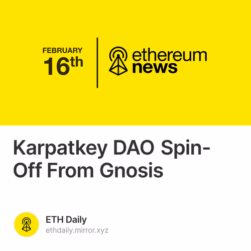 Karpatkey DAO Spin-Off From Gnosis