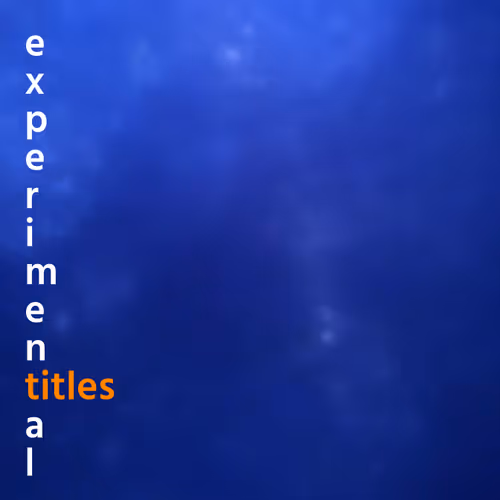 Experimental Titles