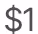 $1.00