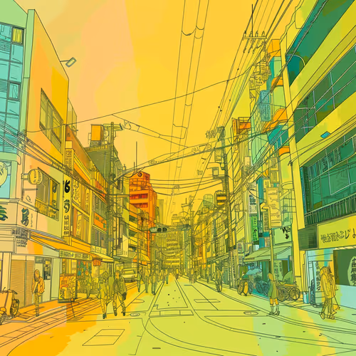 Yellow, yellow-green, and orange emo