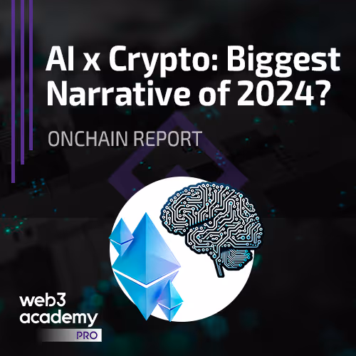 🟣 W3A PRO | AI x Crypto: The Biggest Narrative of 2024?