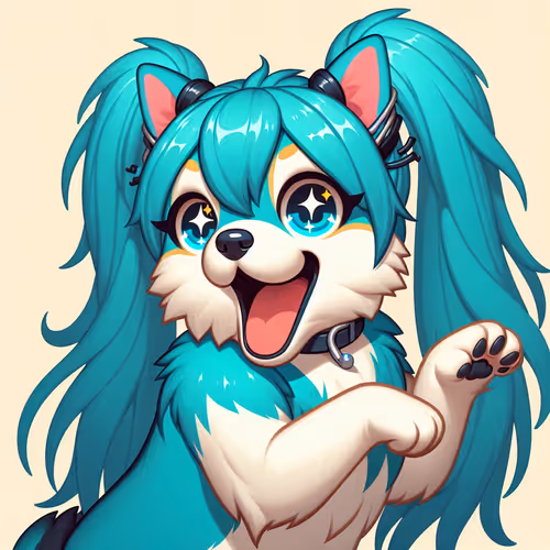 miku dog