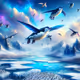 Flying penguins