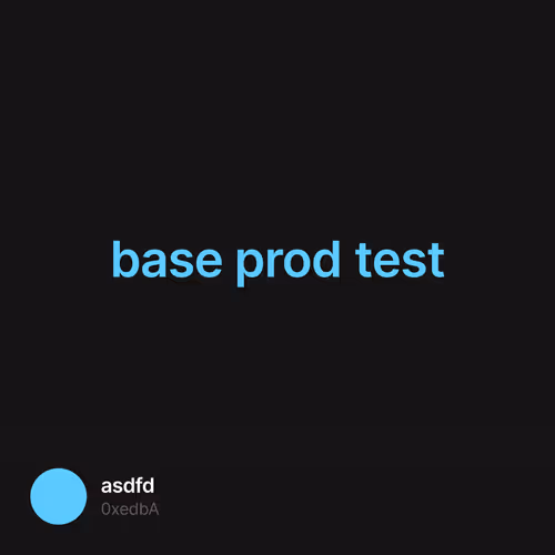 base prod test
