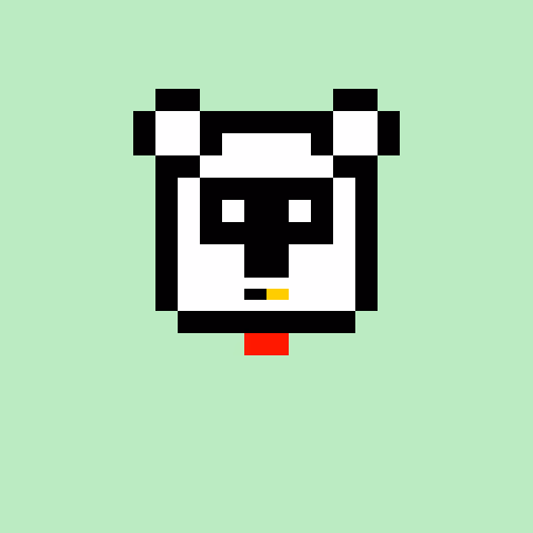 Pixel Bear #2035