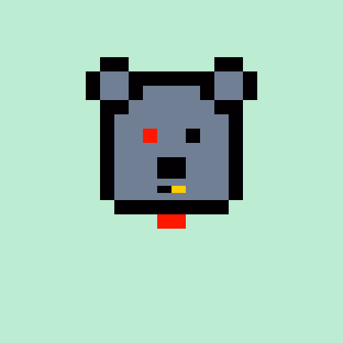 Pixel Bear #67615