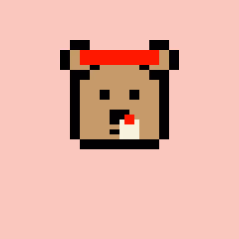 Pixel Bear #12837