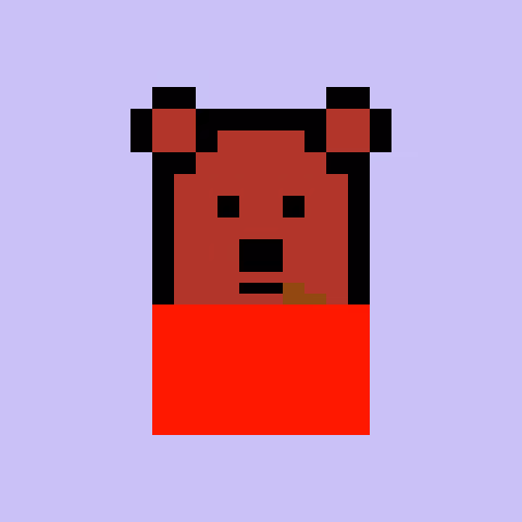 Pixel Bear #67165