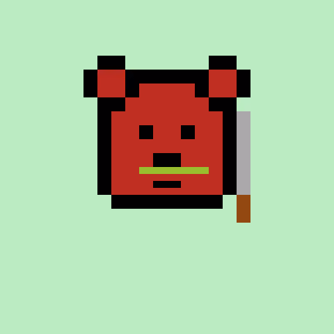 Pixel Bear #26376
