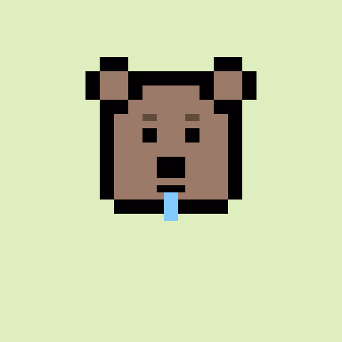 Pixel Bear #28305