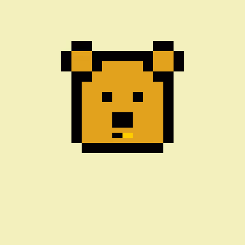 Pixel Bear #22706