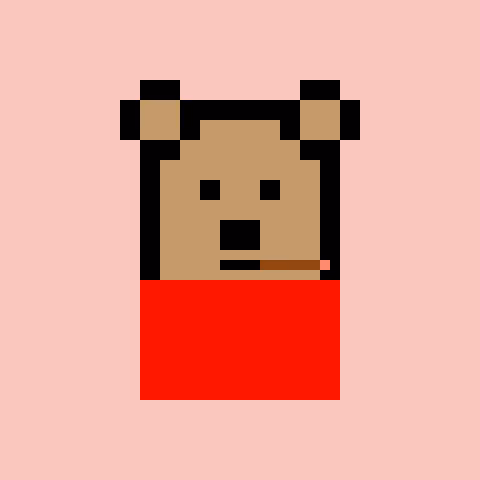 Pixel Bear #43545