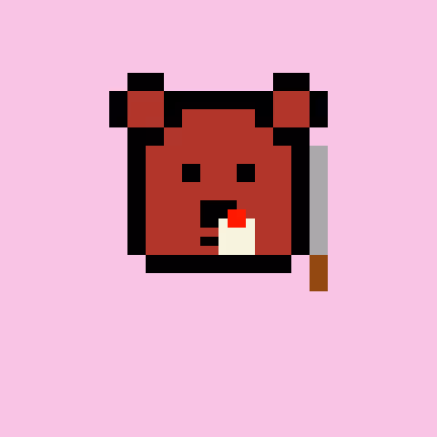 Pixel Bear #16898