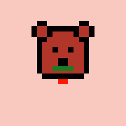 Pixel Bear #75347
