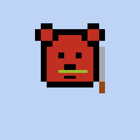 Pixel Bear #65510